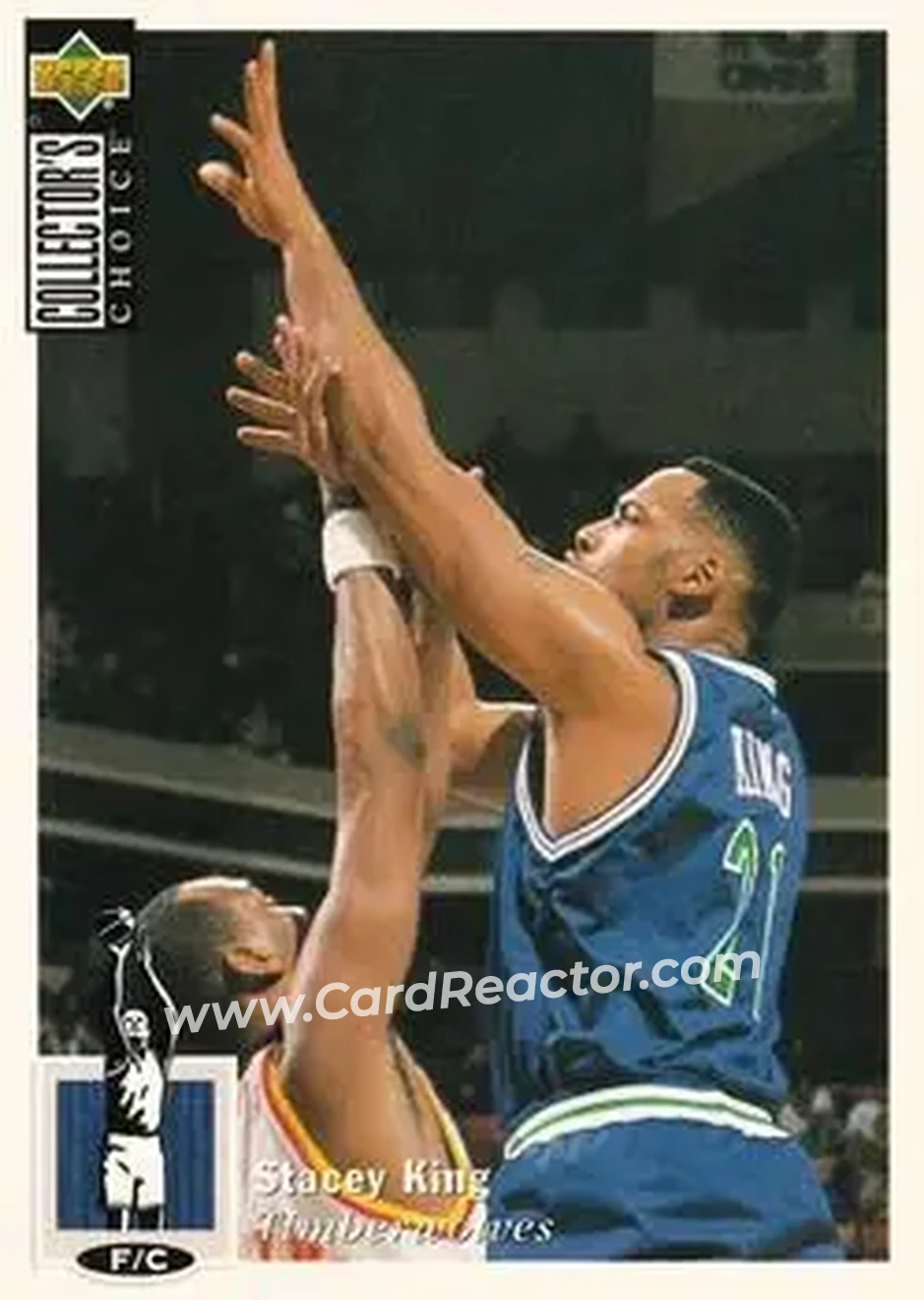 1994-95 Collector's Choice #28 - Stacey King - Minnesota Timberwolves - Front 1994-95 Collector's Choice #28 - Stacey King - Minnesota Timberwolves - Front