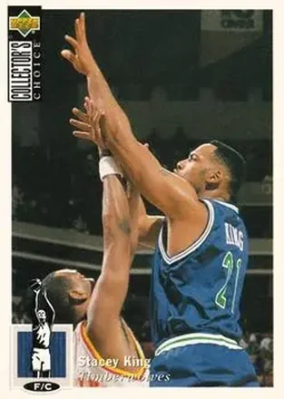 1994-95 Collector's Choice #28 - Stacey King - Minnesota Timberwolves