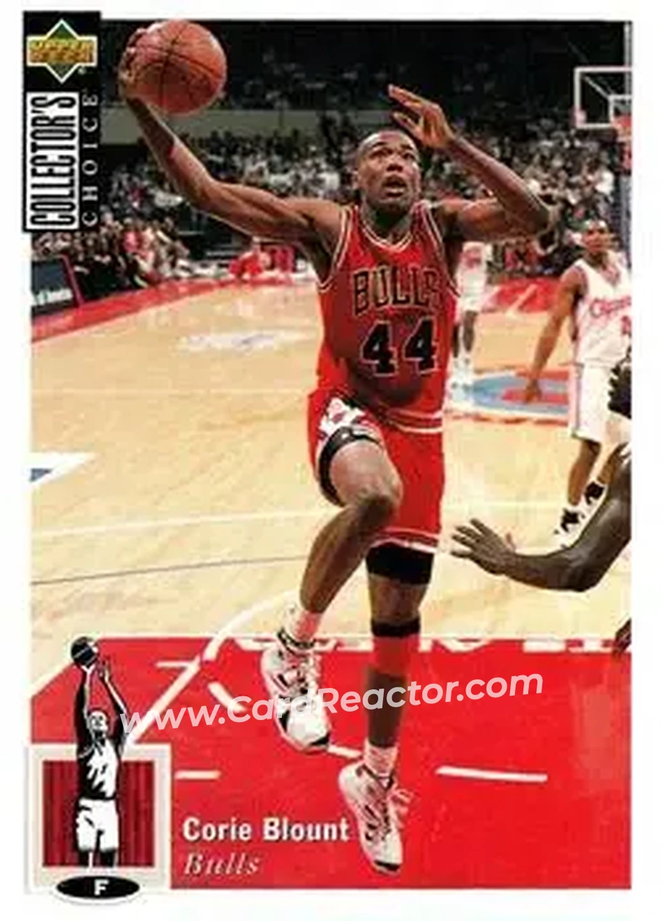 1994-95 Collector's Choice #29 - Corie Blount - Chicago Bulls - Front 1994-95 Collector's Choice #29 - Corie Blount - Chicago Bulls - Front