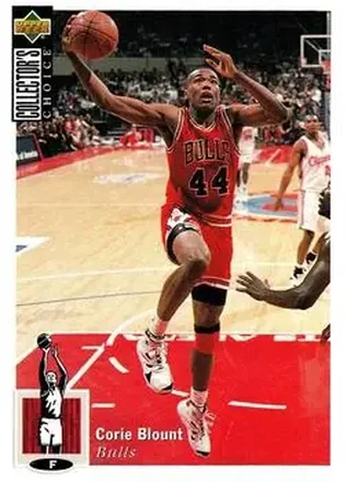 1994-95 Collector's Choice #29 - Corie Blount - Chicago Bulls