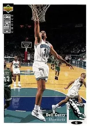 1994-95 Collector's Choice #30 - Dell Curry - Charlotte Hornets