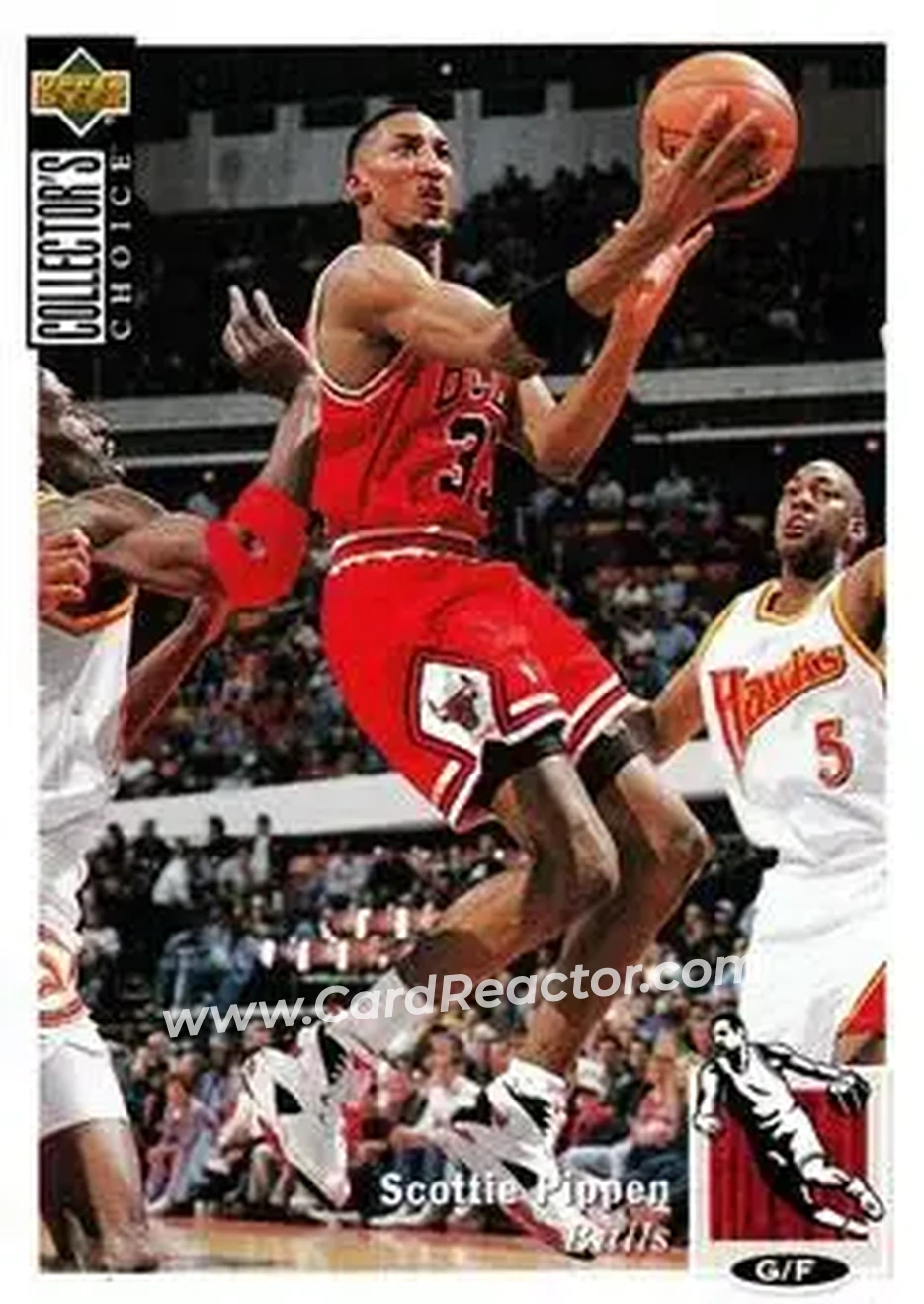 1994-95 Collector's Choice #33 - Scottie Pippen - Chicago Bulls - Front