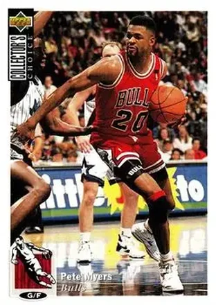 1994-95 Collector's Choice #37 - Pete Myers - Chicago Bulls