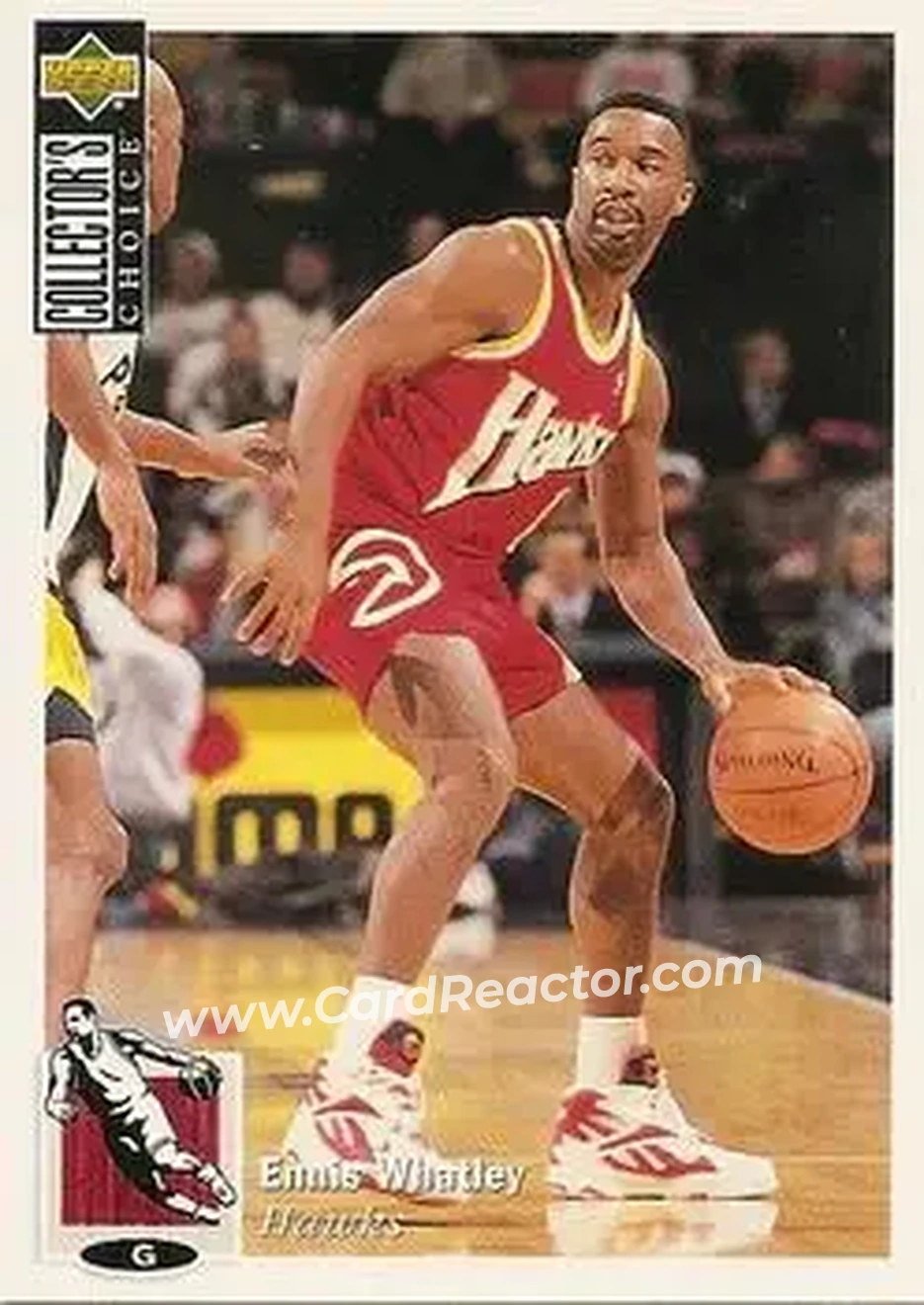 1994-95 Collector's Choice #39 - Ennis Whatley - Atlanta Hawks - Front 1994-95 Collector's Choice #39 - Ennis Whatley - Atlanta Hawks - Front