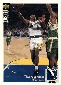 1994-95 Collector's Choice French #6 Avery Johnson