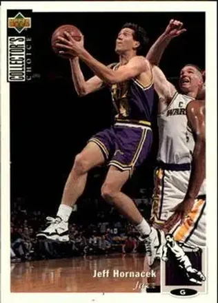 1994-95 Collector's Choice French #14 - Jeff Hornacek - Utah Jazz 1994-95 Collector's Choice French #14 - Jeff Hornacek - Utah Jazz