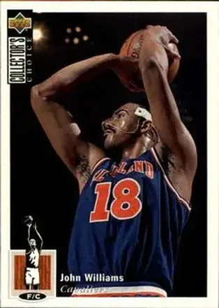 1994-95 Collector's Choice French #18 - John Williams - Cleveland Cavaliers
