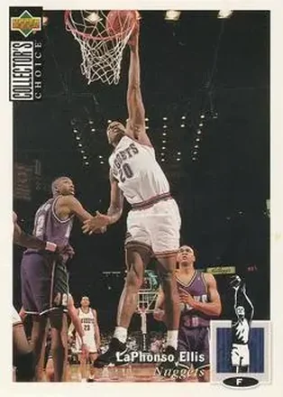 1994-95 Collector's Choice French #20 - LaPhonso Ellis - Denver Nuggets