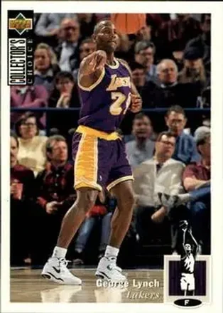 1994-95 Collector's Choice French #24 - George Lynch - Los Angeles Lakers