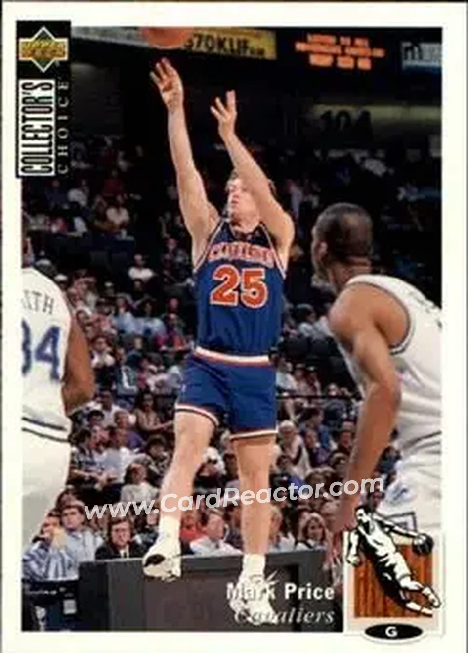 1994-95 Collector's Choice French #25 - Mark Price - Cleveland Cavaliers - Front 1994-95 Collector's Choice French #25 - Mark Price - Cleveland Cavaliers - Front