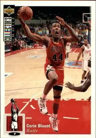 1994-95 Collector's Choice French #29 - Corie Blount - Chicago Bulls