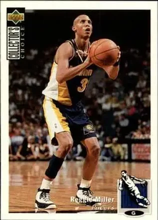 1994-95 Collector's Choice French #31 - Reggie Miller - Indiana Pacers