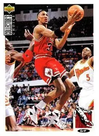 1994-95 Collector's Choice French #33 - Scottie Pippen - Chicago Bulls