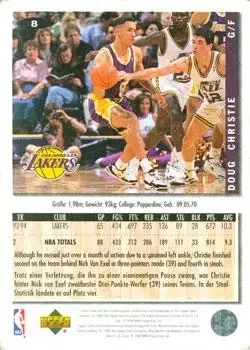 Back of Doug Christie