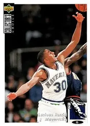 1994-95 Collector's Choice German #16 - Lucious Harris - Dallas Mavericks
