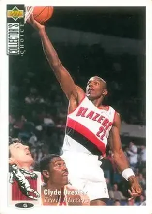 1994-95 Collector's Choice German #22 - Clyde Drexler - Portland Trail Blazers