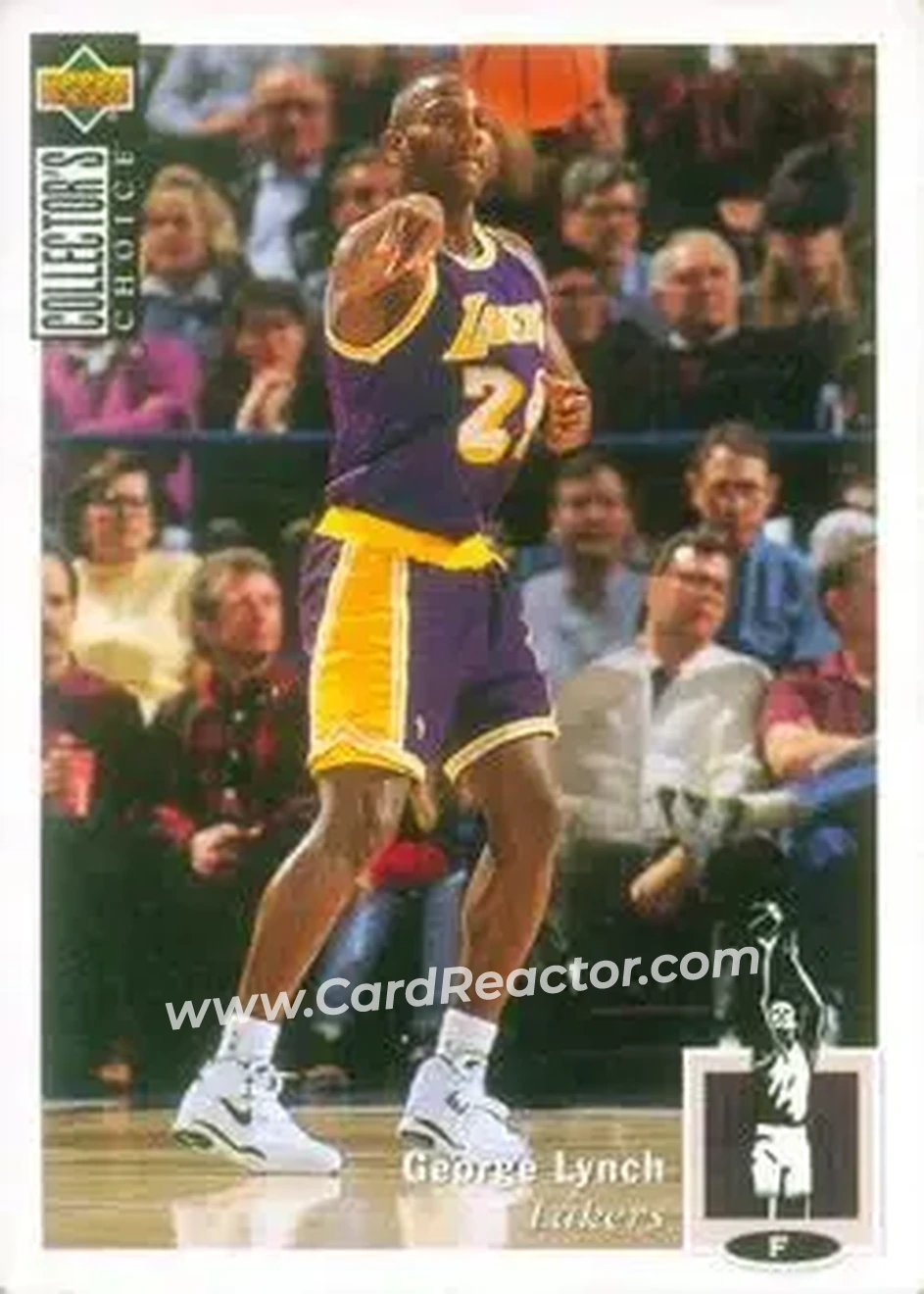 1994-95 Collector's Choice German #24 - George Lynch - Los Angeles Lakers - Front