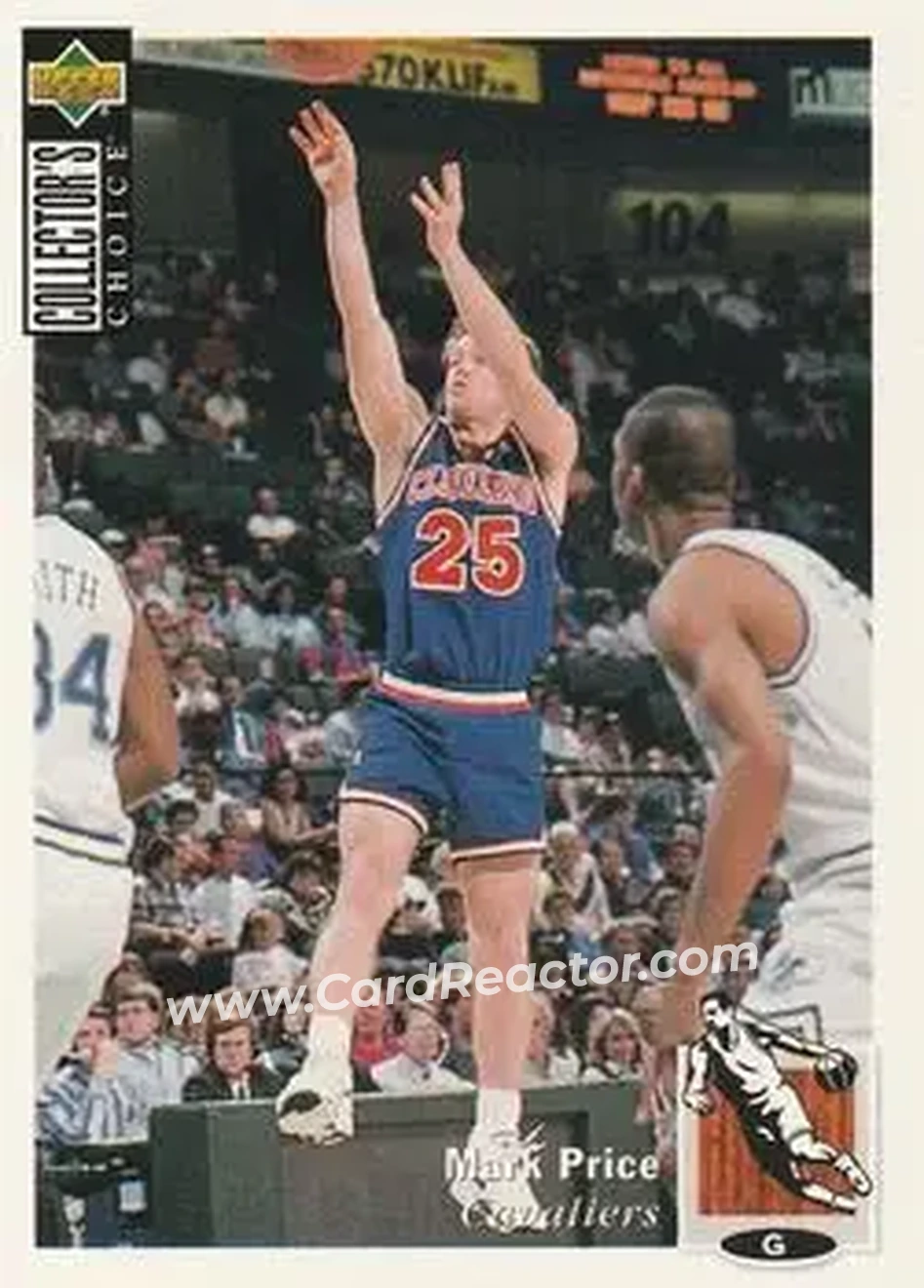 1994-95 Collector's Choice German #25 - Mark Price - Cleveland Cavaliers - Front 1994-95 Collector's Choice German #25 - Mark Price - Cleveland Cavaliers - Front