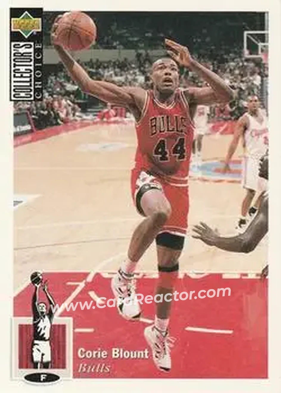 1994-95 Collector's Choice German #29 - Corie Blount - Chicago Bulls - Front 1994-95 Collector's Choice German #29 - Corie Blount - Chicago Bulls - Front