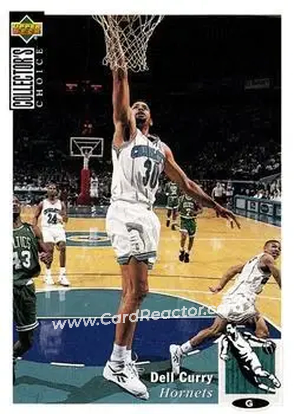 1994-95 Collector's Choice German #30 - Dell Curry - Charlotte Hornets - Front