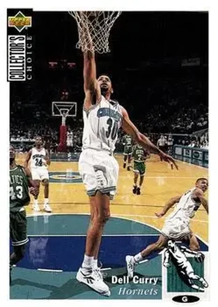 1994-95 Collector's Choice German #30 - Dell Curry - Charlotte Hornets