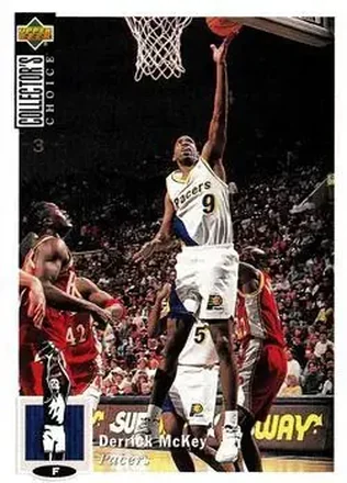 1994-95 Collector's Choice Italian #9 - Derrick McKey - Indiana Pacers