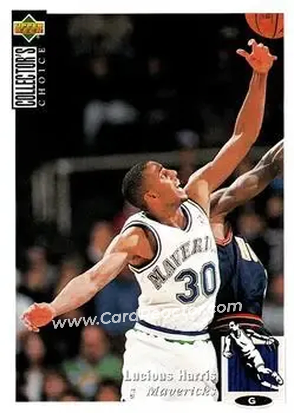 1994-95 Collector's Choice Italian #16 - Lucious Harris - Dallas Mavericks - Front 1994-95 Collector's Choice Italian #16 - Lucious Harris - Dallas Mavericks - Front