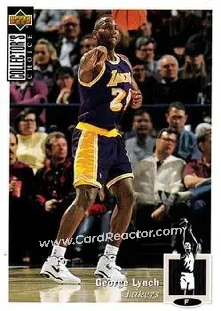 1994-95 Collector's Choice Italian #24 - George Lynch - Los Angeles Lakers - Front