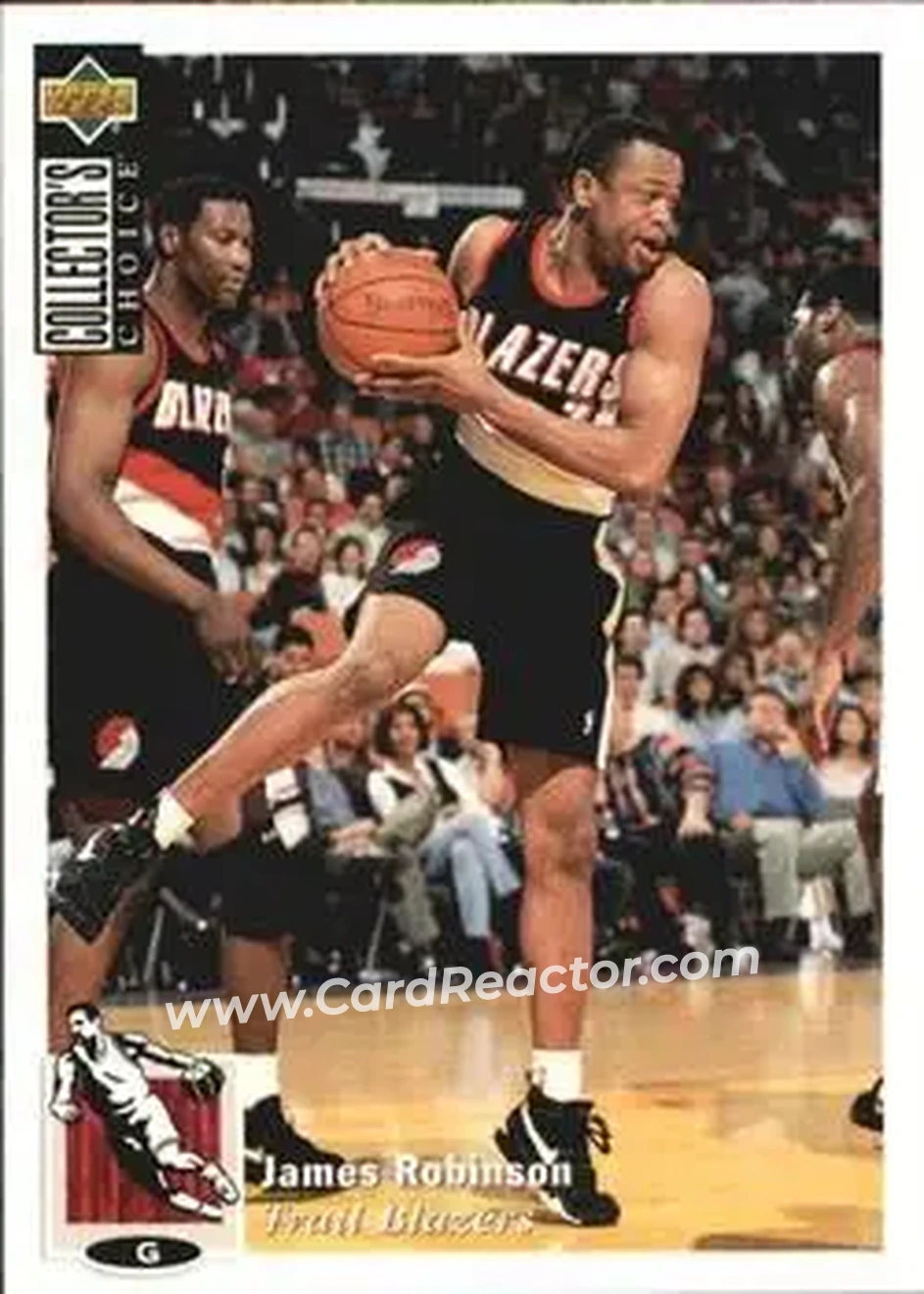 1994-95 Collector's Choice Italian #26 - James Robinson - Portland Trail Blazers - Front