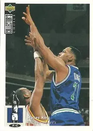 1994-95 Collector's Choice Italian #28 - Stacey King - Minnesota Timberwolves