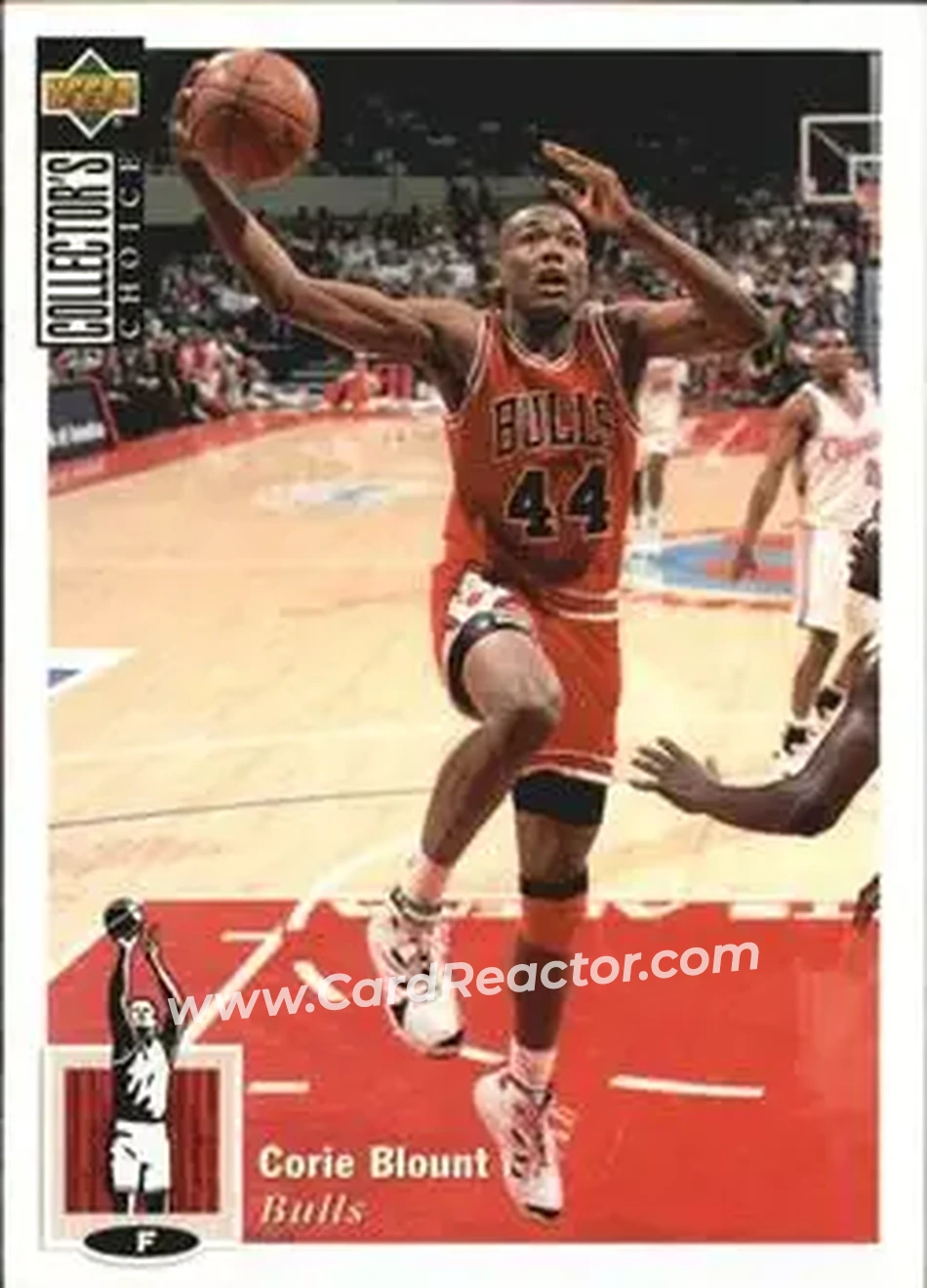 1994-95 Collector's Choice Italian #29 - Corie Blount - Chicago Bulls - Front 1994-95 Collector's Choice Italian #29 - Corie Blount - Chicago Bulls - Front