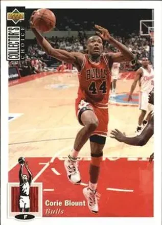 1994-95 Collector's Choice Italian #29 - Corie Blount - Chicago Bulls