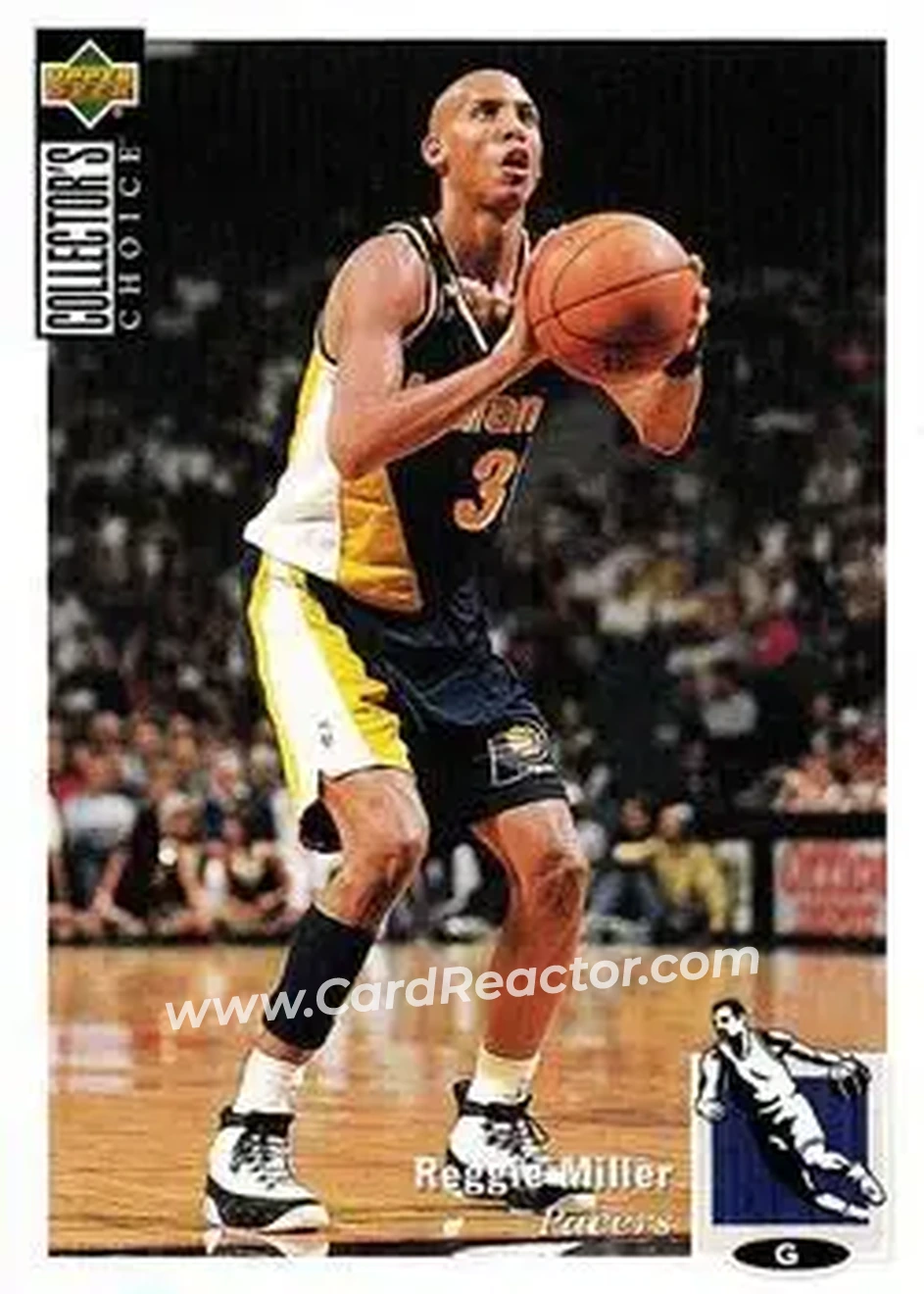 1994-95 Collector's Choice Italian #31 - Reggie Miller - Indiana Pacers - Front