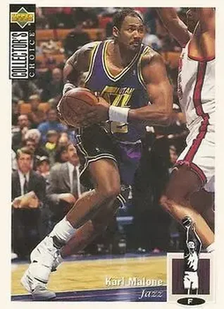 1994-95 Collector's Choice Italian #32 - Karl Malone - Utah Jazz
