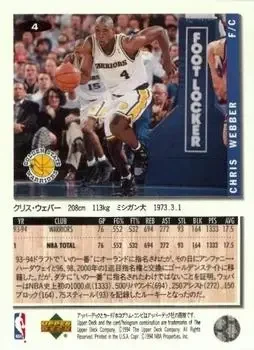 Back of Chris Webber