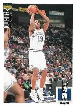 1994-95 Collector's Choice Japanese #19 - Tony Campbell - Dallas Mavericks