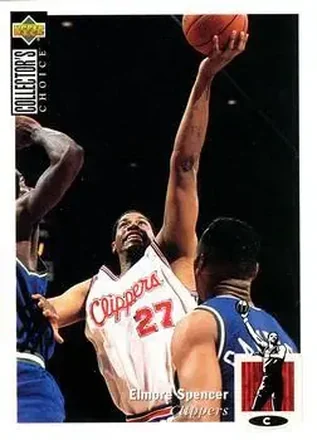 1994-95 Collector's Choice Japanese #27 - Elmore Spencer - Los Angeles Clippers