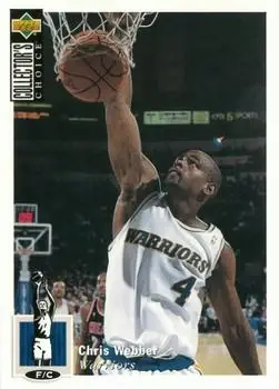 1994-95 Collector's Choice Spanish #4 Chris Webber