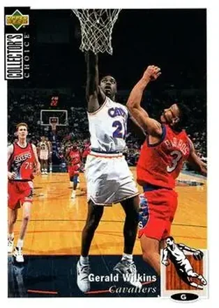 1994-95 Collector's Choice Spanish #21 - Gerald Wilkins - New York Knicks