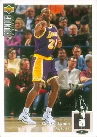 1994-95 Collector's Choice Spanish #24 - George Lynch - Los Angeles Lakers
