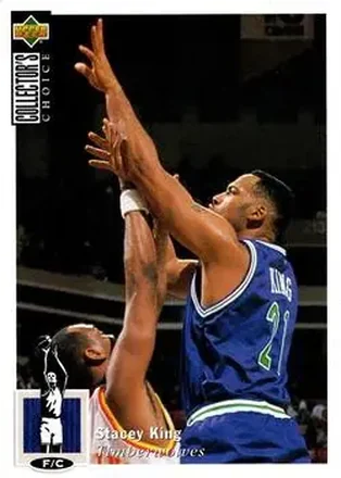 1994-95 Collector's Choice Spanish #28 - Stacey King - Minnesota Timberwolves
