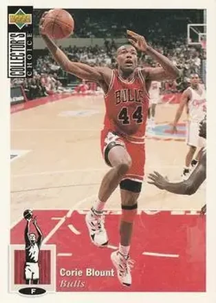 1994-95 Collector's Choice Spanish #29 - Corie Blount - Chicago Bulls 1994-95 Collector's Choice Spanish #29 - Corie Blount - Chicago Bulls