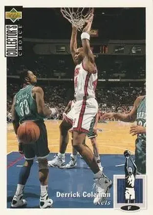 1994-95 Collector's Choice Spanish #44 - Derrick Coleman - New Jersey Nets