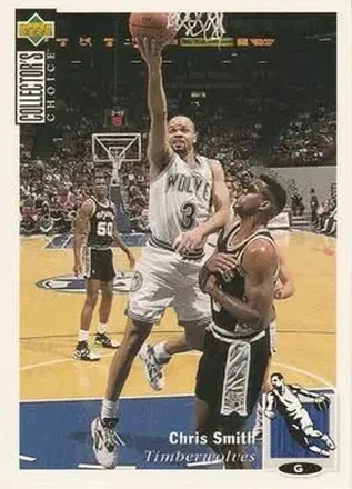 1994-95 Collector's Choice Spanish #46 - Chris Smith - Minnesota Timberwolves