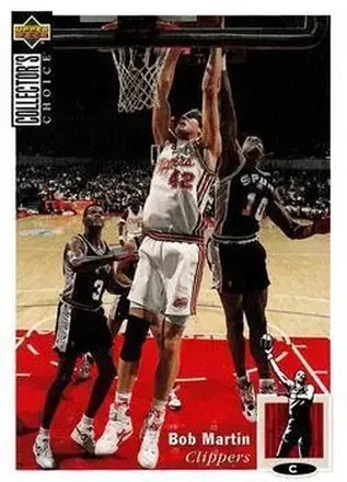 1994-95 Collector's Choice Spanish #48 - Bob Martin - Los Angeles Clippers 1994-95 Collector's Choice Spanish #48 - Bob Martin - Los Angeles Clippers