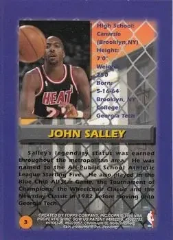 Back of John Salley