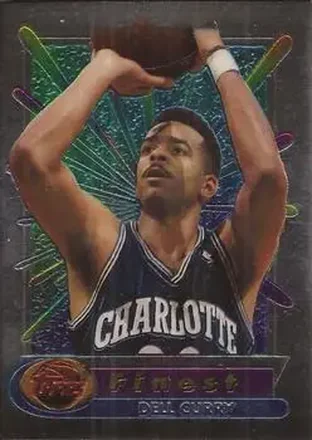 1994-95 Finest #16 - Dell Curry - Charlotte Hornets 1994-95 Finest #16 - Dell Curry - Charlotte Hornets