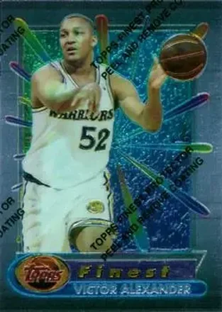 1994-95 Finest #17 - Victor Alexander - Golden State Warriors 1994-95 Finest #17 - Victor Alexander - Golden State Warriors