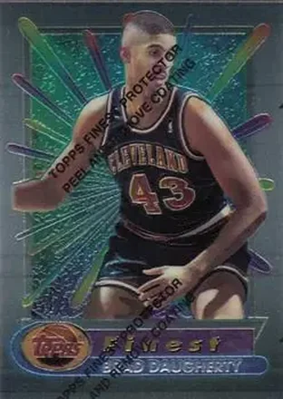 1994-95 Finest #20 - Brad Daugherty - Cleveland Cavaliers 1994-95 Finest #20 - Brad Daugherty - Cleveland Cavaliers