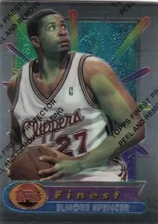 1994-95 Finest #21 - Elmore Spencer - Los Angeles Clippers